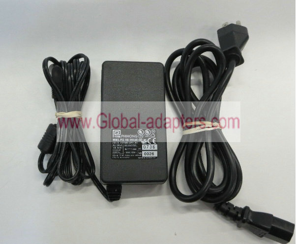 New 9VDC 1.84A PHIHONG PSS-18U-090(AR) PHIHONG POWER SUPPLY AC ADAPTER